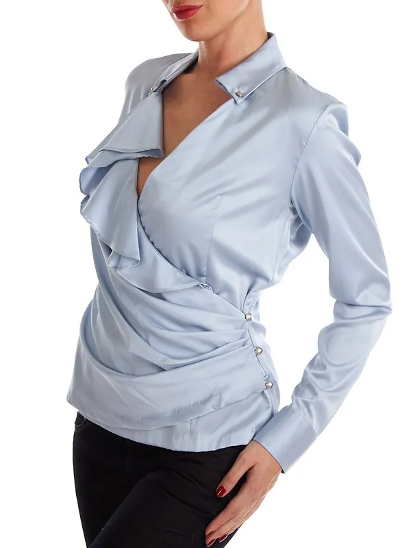 Блузка с рукавом (125 фото): советы какой выбрать материал и фасон, с чем носить. Инструкция, как подобрать стильную и красивую блузку. Блузка женская с длинным рукавом. 9