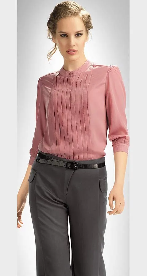 Блузка с рукавом (125 фото): советы какой выбрать материал и фасон, с чем носить. Инструкция, как подобрать стильную и красивую блузку. Блузка женская с длинным рукавом. 16