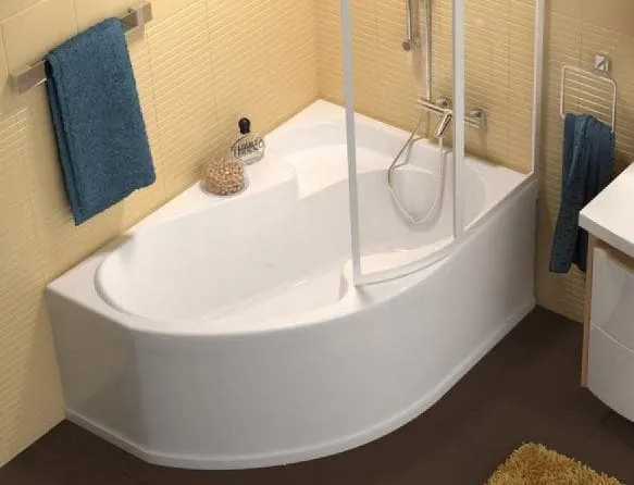 асимметричная угловая ванная