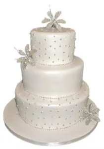 Классический белый свадебный торт: оригинальные идеи оформления. Торт на белом фоне. 14