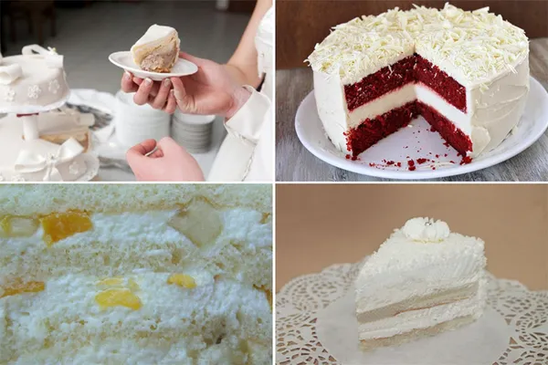 Виды начинок для свадебных белых тортов