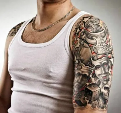 Татуировки на бицепсе для мужчин