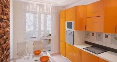Дизайн интерьера кухни в однокомнатной квартире. Дизайн кухни в однокомнатной квартире. 4