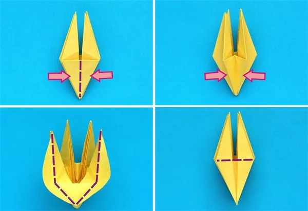 Мастер-класс по сборке нарцисс-оригами