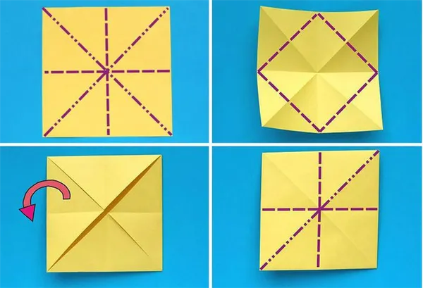 Как делать цветы-оригами