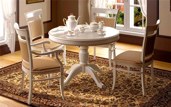 Круглые раздвижные столы на кухню: особенности и советы по выбору. Стол круглый раскладной. 2