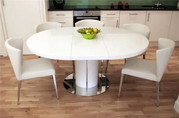 Круглые раздвижные столы на кухню: особенности и советы по выбору. Стол круглый раскладной. 3