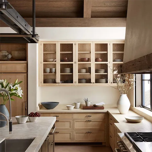 деревянная кухня дизайн