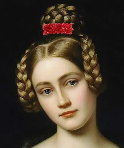 Женский образ и прически середины 19 века