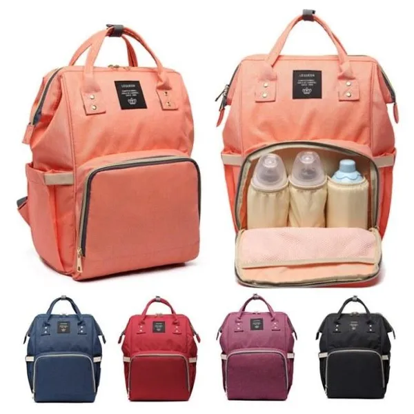 Сумка-рюкзак для мамы Mammy Bag (Цвет: персиковый) фото