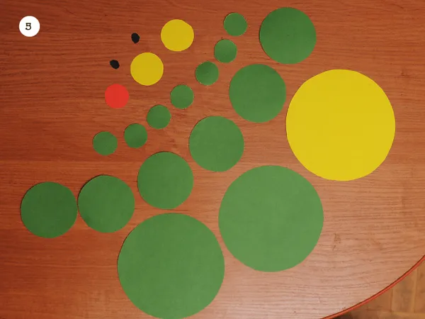 Аппликация из кругов цветной буками — особенности техники изготовления, полезные советы и красивые фото идеи. Аппликация из кругов. 13