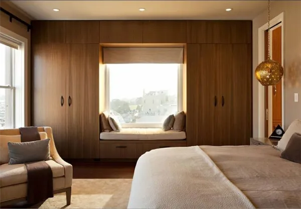 Идеи для дизайна интерьера спальни 18 кв. м. Дизайн спальни 18 кв м. 10