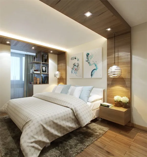 Идеи для дизайна интерьера спальни 18 кв. м. Дизайн спальни 18 кв м. 14