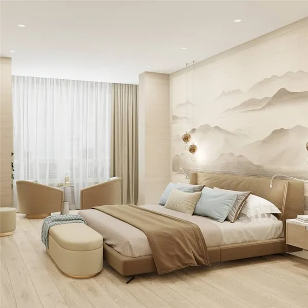 Дизайн спальни 18 кв. м 75+фото — планировка, отделка, декор