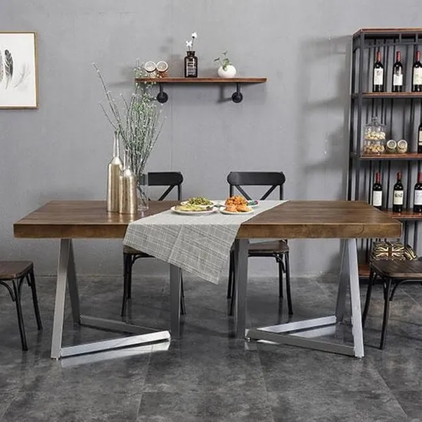 Столы для кухни в стиле лофт. Кухонный стол в стиле лофт. 5