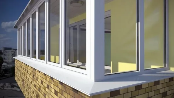 Балкон с выносом, особенности монтажа конструкции и остекления. Балкон с выносом. 7