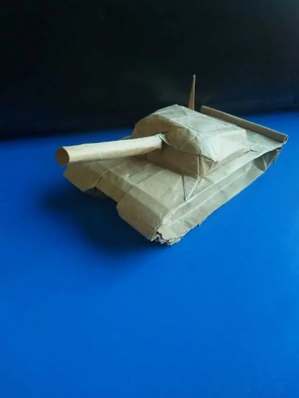 Оригами танк — схемы и подробное описание как изготовить бумажный танк просто и быстро (75 фото). Военная техника своими руками. 4