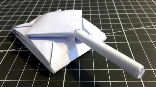 Оригами танк — схемы и подробное описание как изготовить бумажный танк просто и быстро (75 фото). Военная техника своими руками. 5
