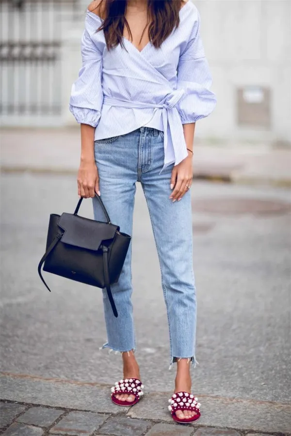 Классические прямые джинсы для девушек — модель, завоевавшая мир. Прямые джинсы женские. 7