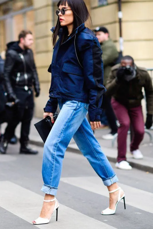 Классические прямые джинсы для девушек — модель, завоевавшая мир. Прямые джинсы женские. 20