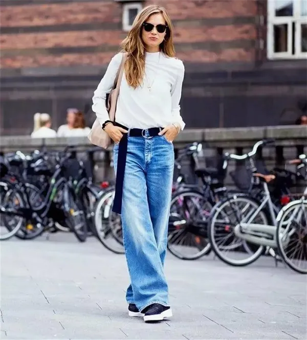 Классические прямые джинсы для девушек — модель, завоевавшая мир. Прямые джинсы женские. 17