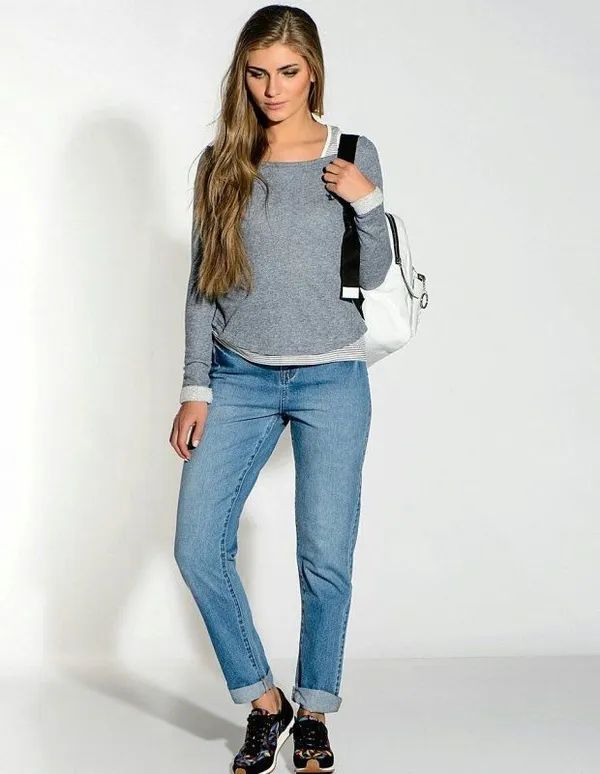 Классические прямые джинсы для девушек — модель, завоевавшая мир. Прямые джинсы женские. 22