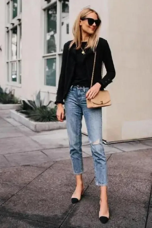 Классические прямые джинсы для девушек — модель, завоевавшая мир. Прямые джинсы женские. 12