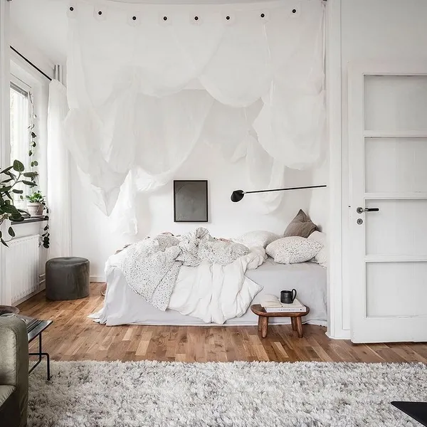 Спальня в скандинавском стиле: подробный гайд фото. Спальня в скандинавском стиле. 17