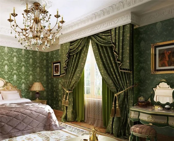 Зеленая спальня: оттенки, сочетания, советы, выбор отделки, правила комбинирования изумрудных и салатовых цветов, 150 фото. Спальня в зеленых тонах. 5