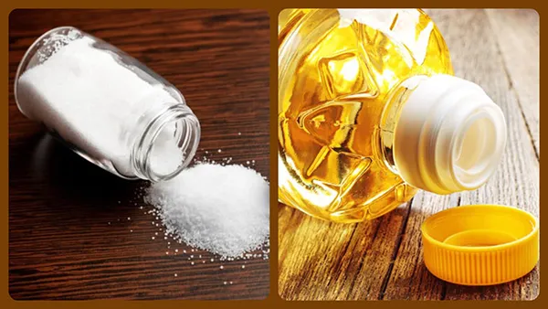 Соль и растительное масло