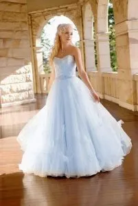 Голубое свадебное платье — 83 фото от самых темных до самых нежных оттенков. Голубое свадебное платье. 6