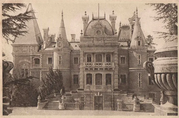 Массандровский дворец - фото из истории