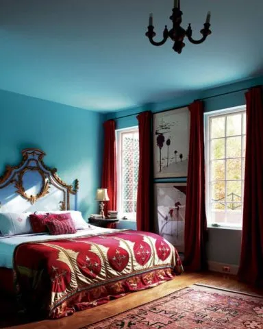 Голубая спальня: советы по созданию неповторимого дизайна + фото лучших интерьеров