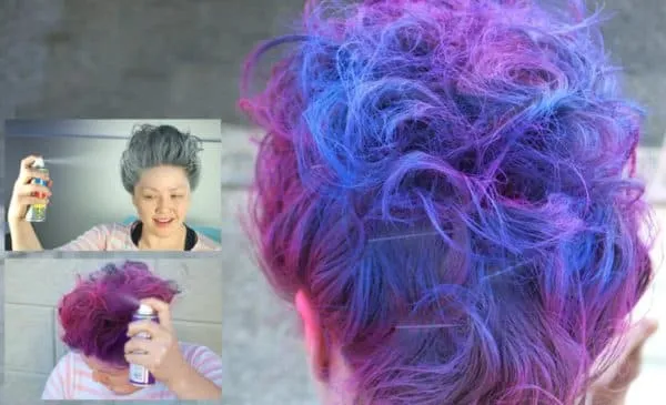 Ожидаемый эффект от краски спрея для волос