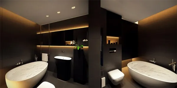 Дизайн ванной комнаты 6 кв. м со стиральной машиной и туалетом. Дизайн ванной комнаты с туалетом 6кв м. 13