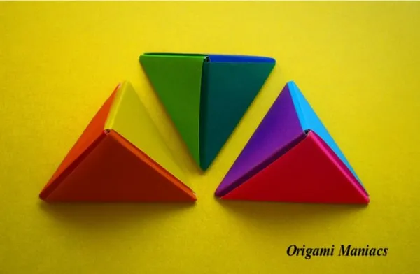 Геометрические фигуры из бумаги: делаем поделку в технике оригами. Геометрические фигуры из бумаги. 8