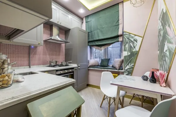 Как обустроить кухню 9 кв м? (лучший дизайн, 62 фото). Дизайн кухни 9 кв метров с холодильником. 7