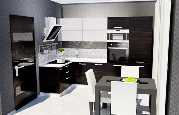 Как обустроить кухню 9 кв м? (лучший дизайн, 62 фото). Дизайн кухни 9 кв метров с холодильником. 20