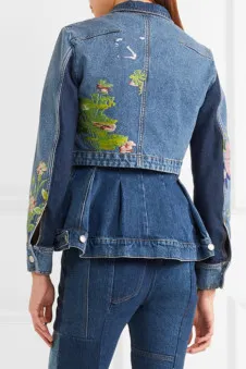 Джинсовый пиджак – 30 фото самых модных моделей этого сезона. Джинсовый пиджак женский. 13