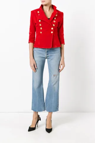 Джинсовый пиджак – 30 фото самых модных моделей этого сезона. Джинсовый пиджак женский. 4