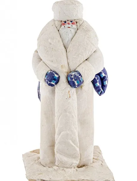 «Дед Мороз», вата, ткань, раскраска, Куйбышевская фабрика игрушек, 1970-1990 гг.