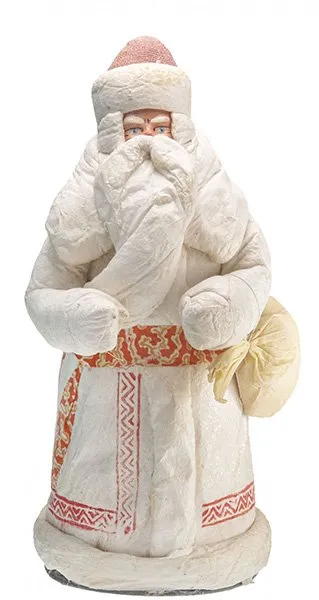 «Дед Мороз», вата, ткань, раскраска, Калининское производственное объединение художественной промышленности, 1960-1970 гг.