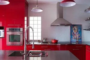 Дизайн красной кухни: 73 примера и советы по оформлению интерьера. Красный свет на кухне. 2