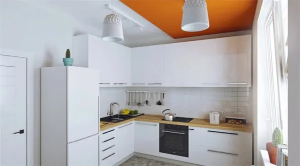 Дизайн интерьера кухни в однокомнатной квартире. Дизайн кухни в однокомнатной квартире. 24