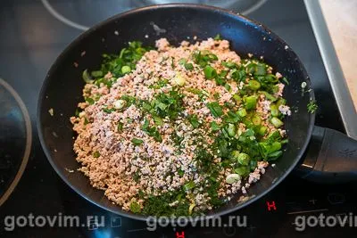 Жареные пирожки с мясом, Шаг 03