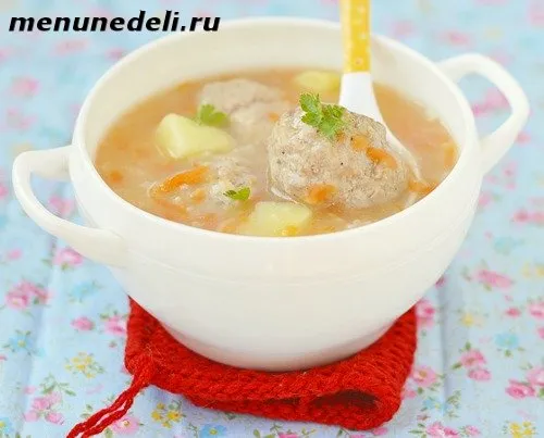 Картофельный суп с мясом 4