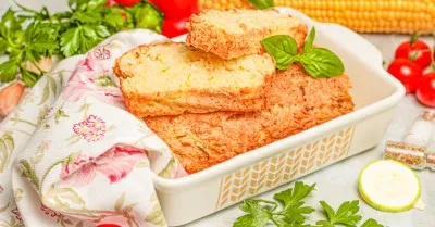 Кабачковый хлеб из кабачков и творога