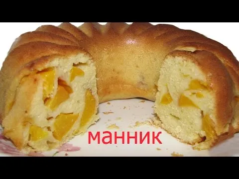 Видео рецепт Манник на молоке