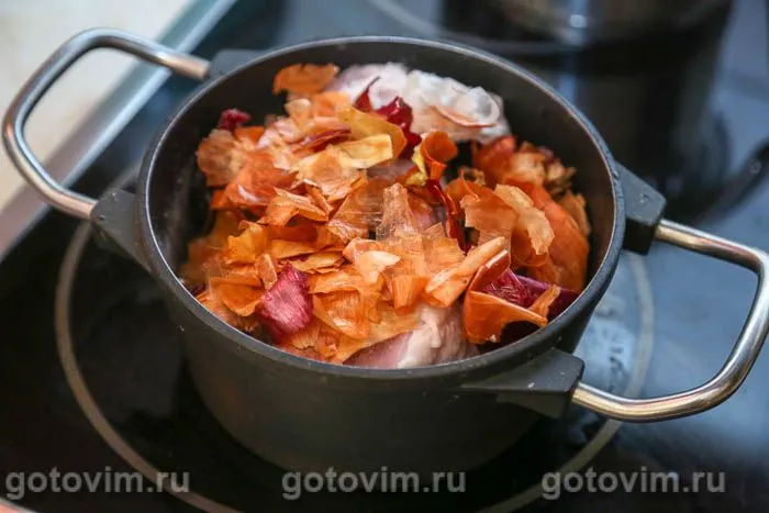 Грудинка в луковой шелухе, Шаг 05