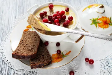 Классический паштет из куриной печени, заходник